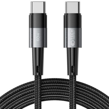 Kabel Tech-Protect UltraBoost USB-C do USB-C 3A 60W 2m, szary