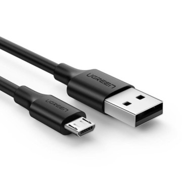 Kabel Ugreen USB-A / Micro USB, 2A, 1 m, czarny