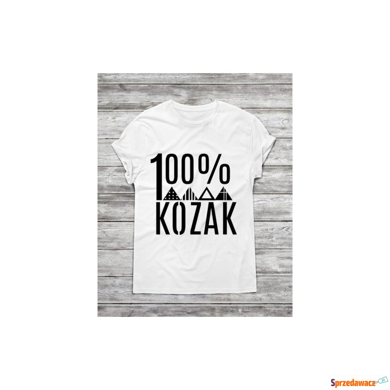 Koszulka męska "100 % kozak " - Bluzki, koszulki - Opole
