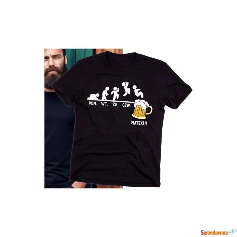 Męska koszulka dla piwosza z piwem - Bluzki, koszulki - Gorzów Wielkopolski