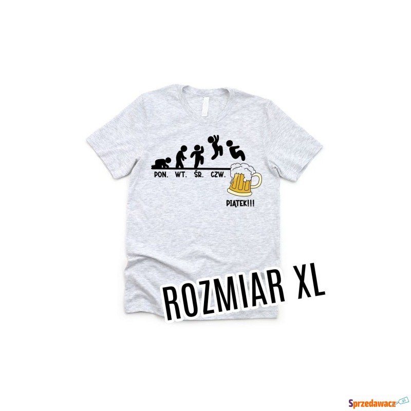 Koszulka męska dla piwosza ROZMIAR XL - Bluzki, koszulki - Białogard