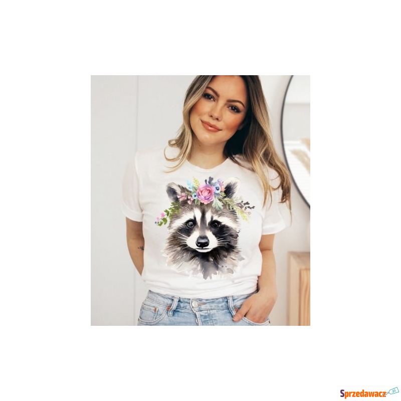 Koszulka damska z nadrukiem zwierzaka animals104 - Bluzki, koszule - Skierniewice