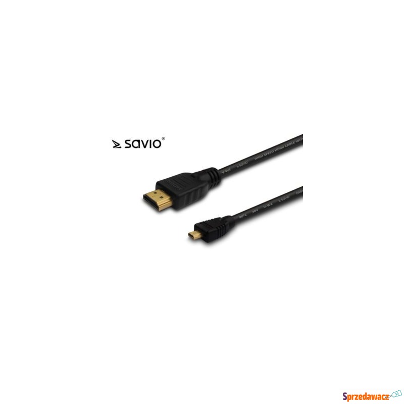 Kabel HDMI - micro HDMI CL-39 SAVIO 1m czarny,... - Pozostały sprzęt audio - Inowrocław