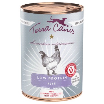Terra Canis Alimentum Veterinarium Low Protein, 6 x 400 g - Kurczak