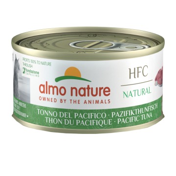 Almo Nature HFC Natural, 6 x 70 g - Tuńczyk pacyficzny