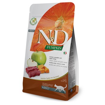 Farmina N&D Adult, jeleń z dynią i jabłkiem - 2 x 5 kg