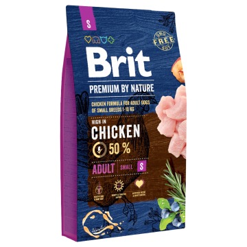 Dwupak Brit Premium by Nature - Premium by Nature, Adult S, 2 x 8 kg