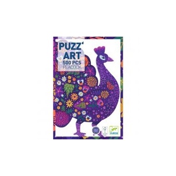  Puzzle artystyczne Paw 500 el. DJ07669 Djeco