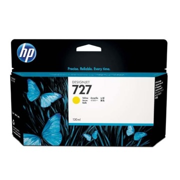 HP oryginalny ink B3P21A, No.727, yellow, 130ml, HP DesignJet T1500, T2500, T920