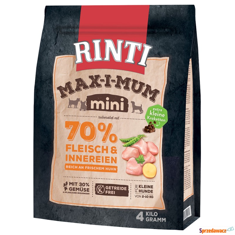 RINTI Max-I-Mum Mini Adult, kurczak - 2 x 4 kg - Karmy dla psów - Kielce