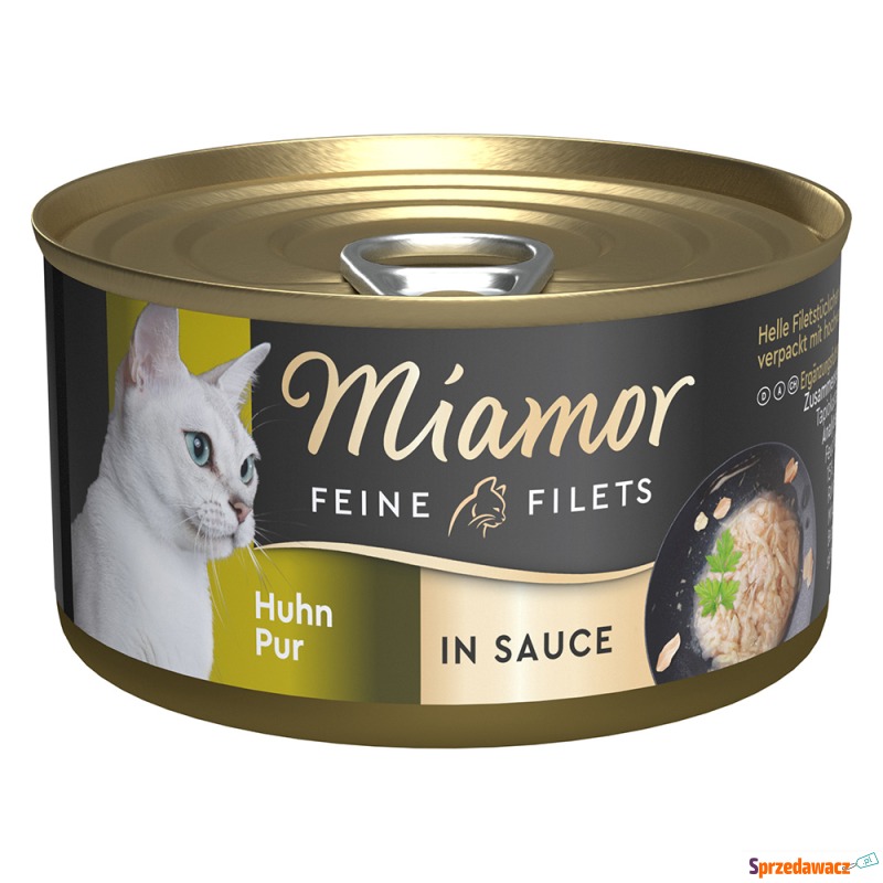 Miamor Feine Filets w puszkach, 24 x 85 g - Kurczak - Karmy dla kotów - Zgorzelec