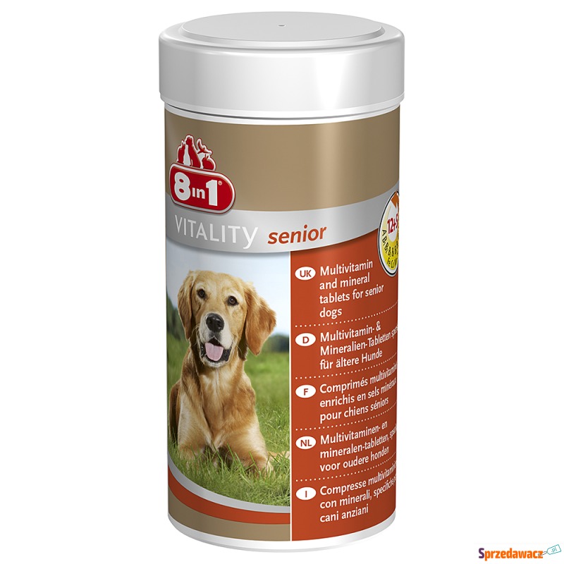 8in1 Vitality Senior - 70 tabletek - Przysmaki dla psów - Brzeg