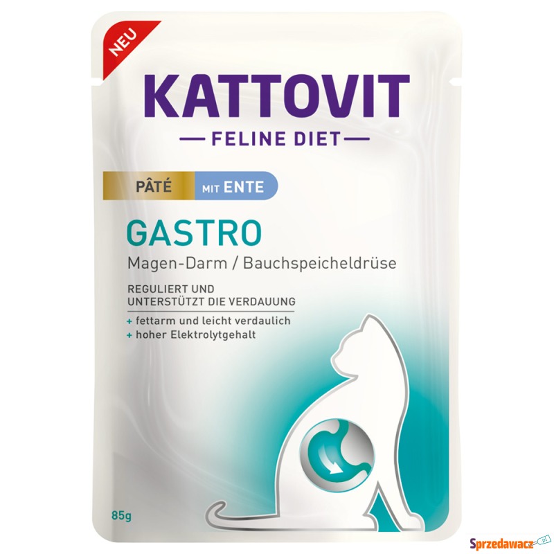 Korzystny pakiet Kattovit Gastro Paté, 30 x 85... - Karmy dla kotów - Częstochowa