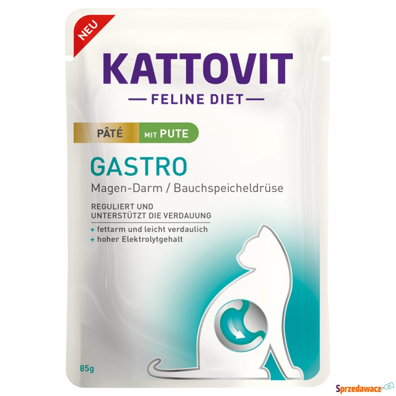 Korzystny pakiet Kattovit Gastro Paté, 30 x 85... - Karmy dla kotów - Dąbrowa Górnicza