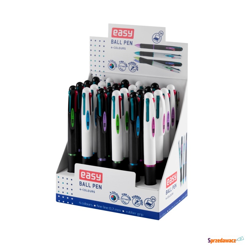 Długopis automatyczny 4 kolory Easy - Długopisy - Toruń