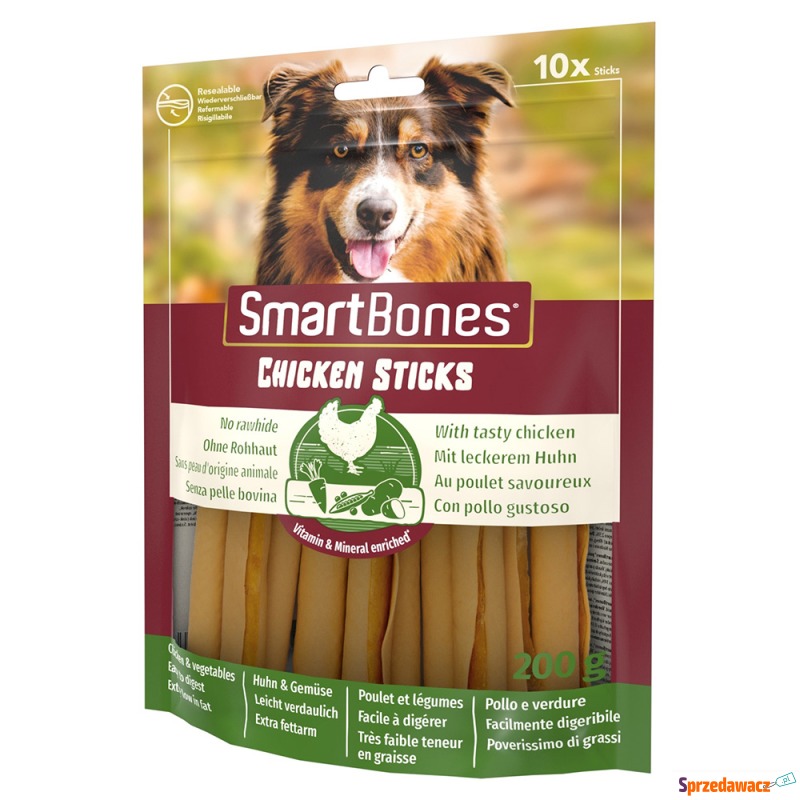 SmartSticks Wrapped, kurczak - 10 szt. - Przysmaki dla psów - Świnoujście