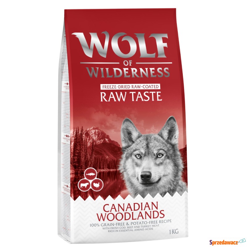 Wolf of Wilderness „Canadian Woodlands” - 1 kg - Karmy dla psów - Pilchowo