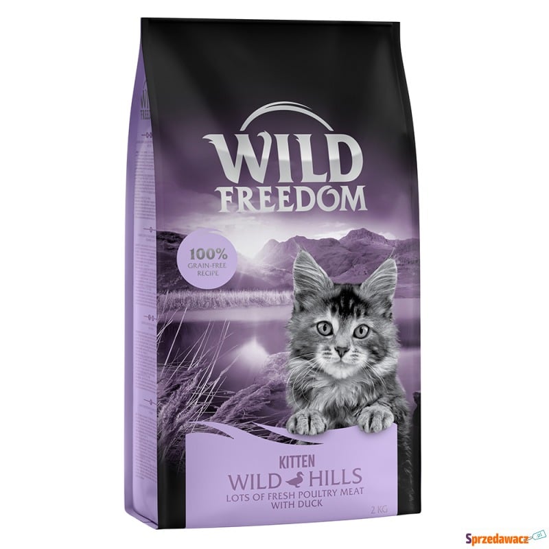 Wild Freedom Kitten "Wild Hills", kaczka - 2 kg - Karmy dla kotów - Kędzierzyn-Koźle