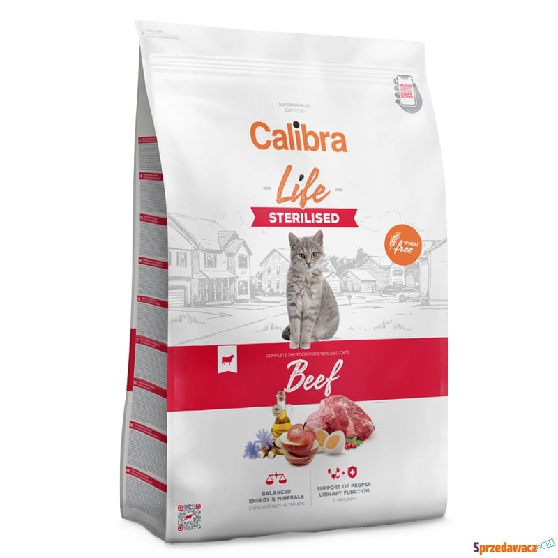 Calibra Cat Life Wołowina sterylizowana - 6 kg - Karmy dla kotów - Siemysłów