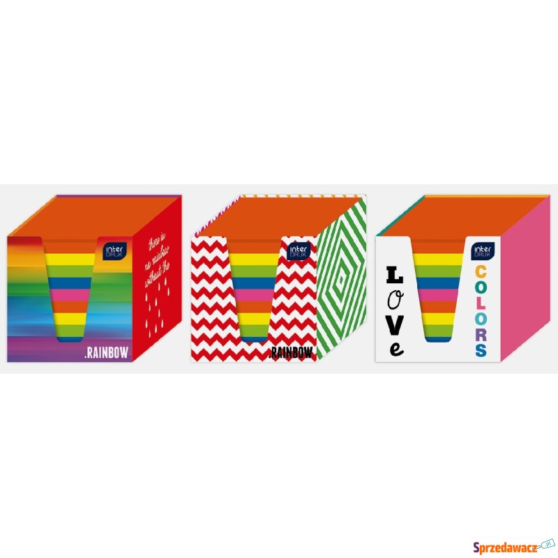 Kostka 90x90x90 kolor w kubiku Interdruk - Karteczki i kostki - Inowrocław