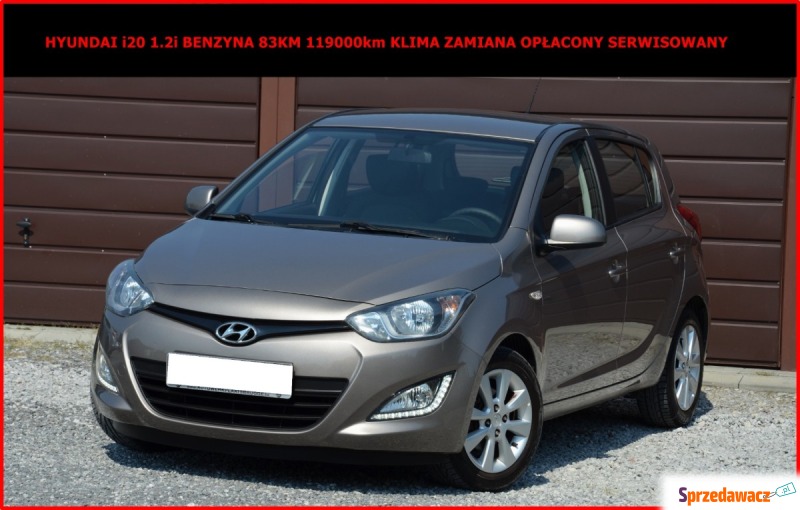 Hyundai i20 2013,  1.2 benzyna - Na sprzedaż za 23 900 zł - Zamość
