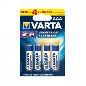 Varta Baterie litowe R3(AAA) 4szt. professional