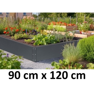 Skrzynia ogrodowa na warzywa 90x120 z imitacją drewna