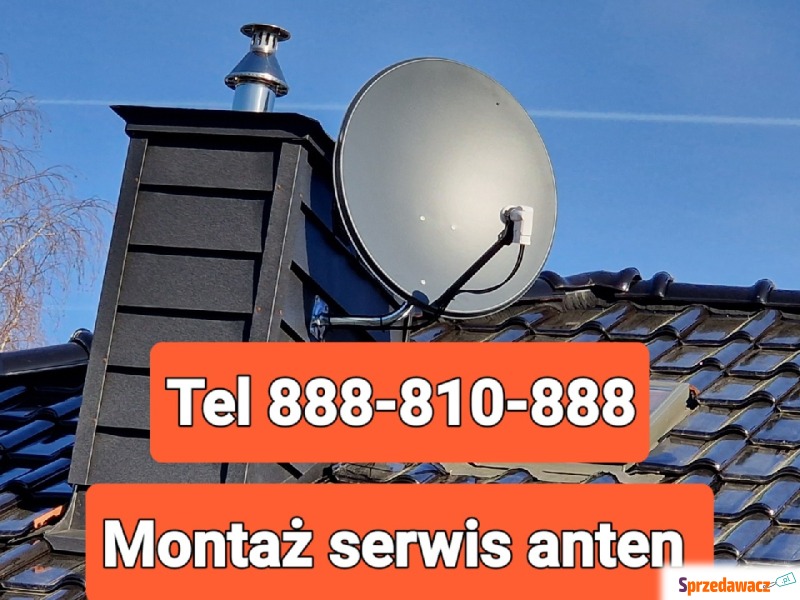 Montaż serwis anten Kraków okolice - TV satelitarna, DVB-T - Kraków