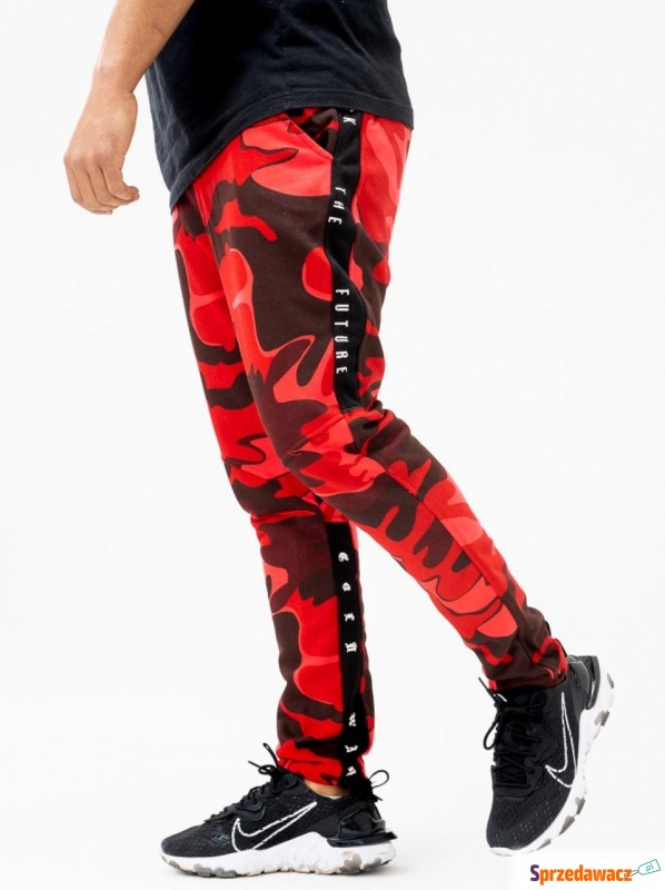 Spodnie Dresowe Breezy Military Red Camo - Spodnie, spodenki - Grudziądz