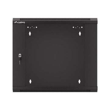 LANBERG 19inch wall-mounted rack 9U/570x600 demounted fast assembling flat pack black