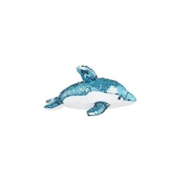  Delfin cekiny niebieski 
