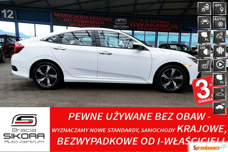 Honda Civic  Sedan/Limuzyna 2018,  1.5 benzyna - Na sprzedaż za 97 900 zł - Mysłowice