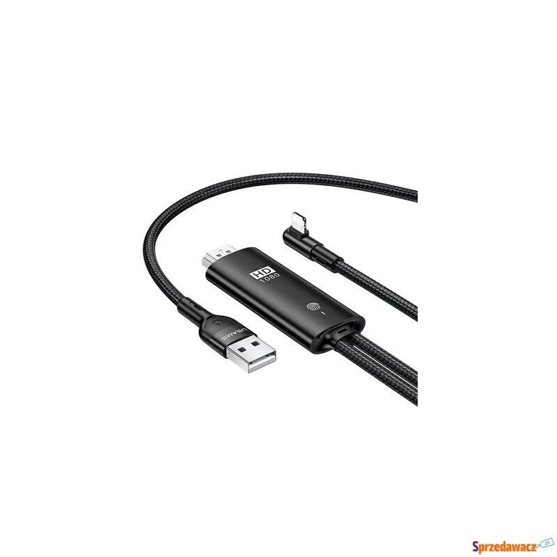 Kabel HDMI - Lightning USAMS  U53 2 m Czarny - Kable video - Gliwice