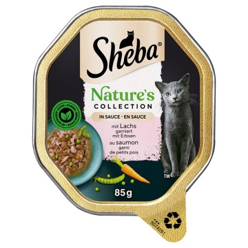 Sheba Nature´s Collection w sosie, 22 x 85 g - Z łososiem