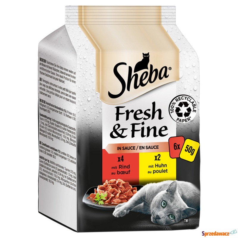 Korzystny pakiet Sheba Fresh & Fine, 12 x 50 g... - Karmy dla kotów - Giżycko