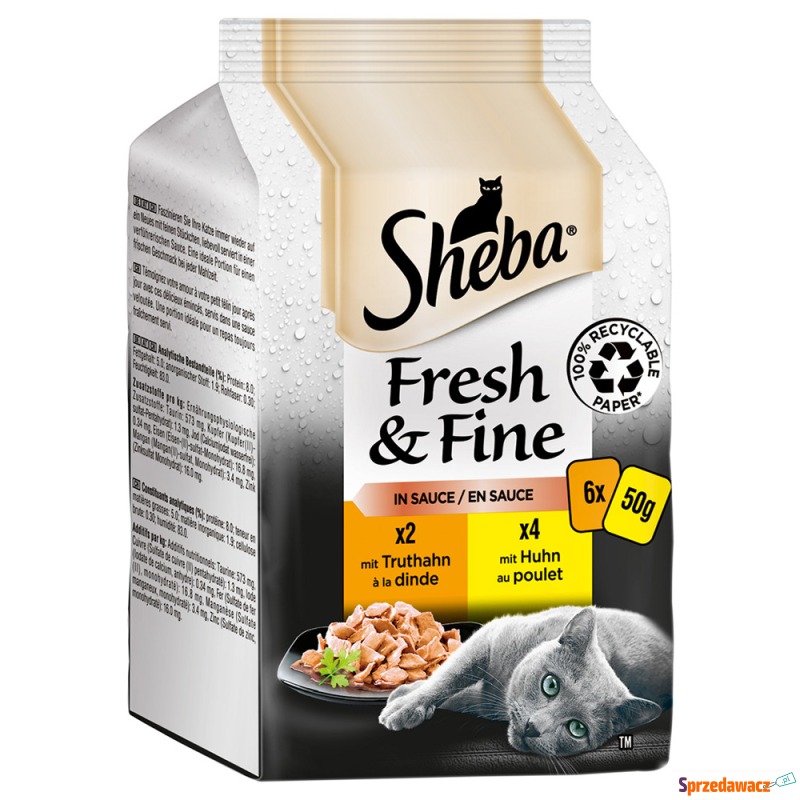 Korzystny pakiet Sheba Fresh & Fine, 12 x 50 g... - Karmy dla kotów - Elbląg