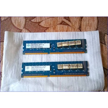 Komplet pamięci Nayna DDR3/PC3* 1333mhz* 2x 2GB