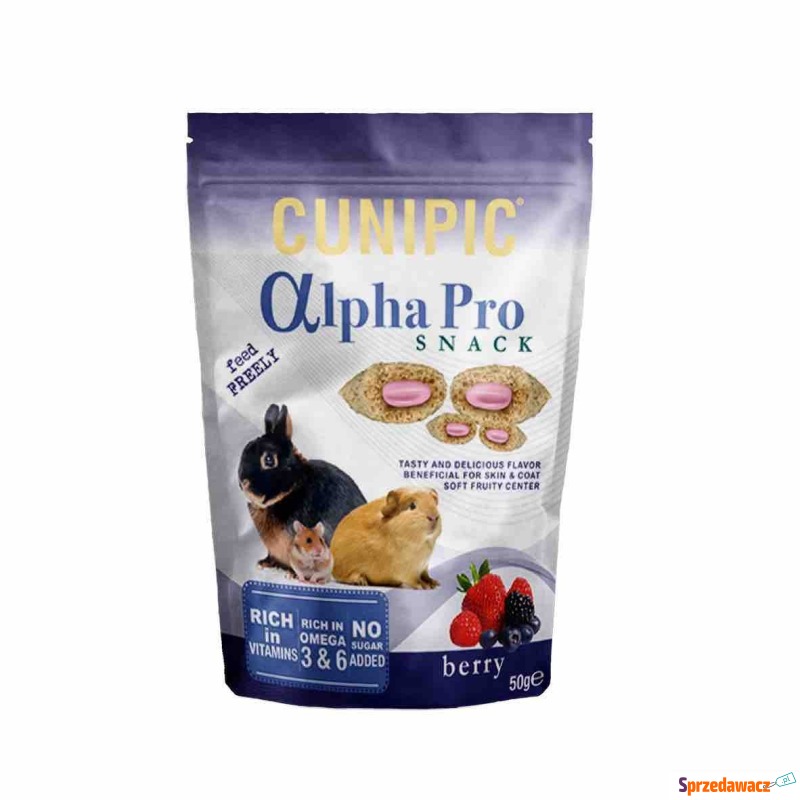 CUNIPIC alpha pro snack berry 50 g - Karmy dla gryzoni - Świętochłowice