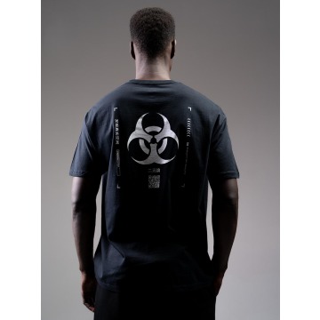 Koszulka Z Krótkim Rękawem Męska Czarna Point X Biohazard