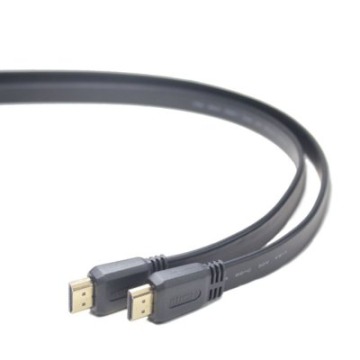 Gembird Kabel HDMI-HDMI v1.4 3D TV High Speed Ethernet  1.8M płaski (pozłacane końcówki)