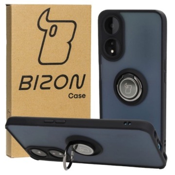 Etui Bizon Case Hybrid Ring do Oppo A78 5G, czarne