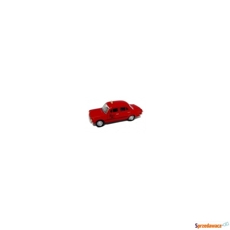  Fiat 125p 1:39 Taxi czerwony WELLY  - Samochodziki, samoloty,... - Radom