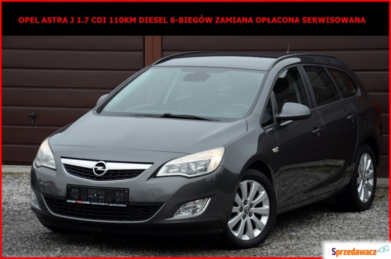 Opel Astra  Kombi 2011,  1.7 diesel - Na sprzedaż za 22 900 zł - Zamość