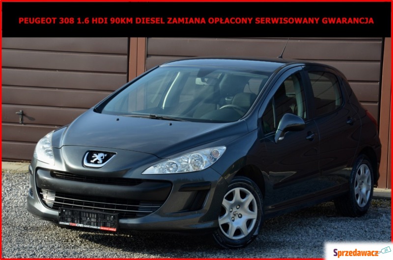 Peugeot 308 2010,  1.6 diesel - Na sprzedaż za 15 900 zł - Zamość