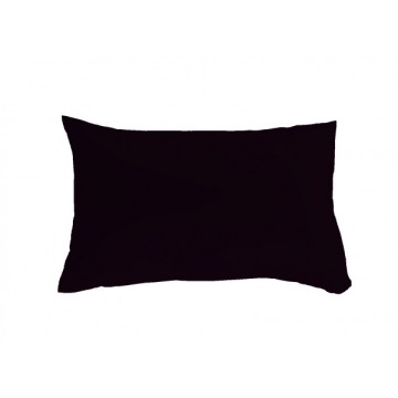 Poszewka na poduszkę satyna 50x70 cm Colours czarna
