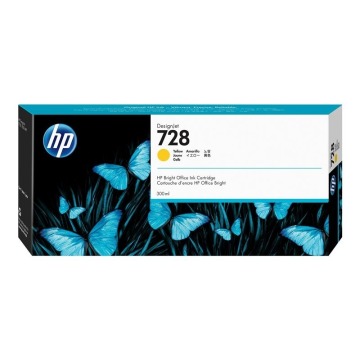 HP Atrament 728 300-ml Yellow DesignJet Ink