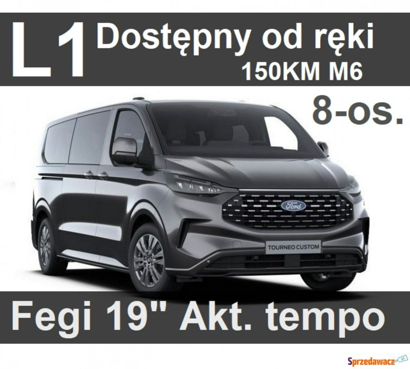 Ford Tourneo Custom  Minivan/Van 2024,  2.0 diesel - Na sprzedaż za 249 900 zł - Szczecinek