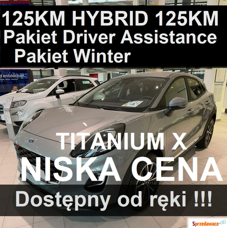 Ford Puma  SUV 2024,  1.0 hybryda - Na sprzedaż za 122 500 zł - Szczecinek
