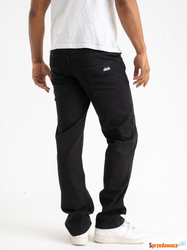Spodnie Jeansowe Regular Elade Classic Czarne - Spodnie - Sosnowiec