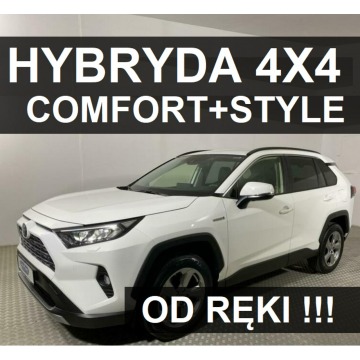 Toyota RAV-4 - Hybryda 222KM 4x4 Comfort Pakiet Style  Dostępny od ręki ! 2135zł